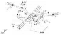 CABLE SWITCH HANDLE LEAVER pour SYM ALLO GT 50 (25 KMH) (AJ05W9-NL) (L3-L4) de 2013