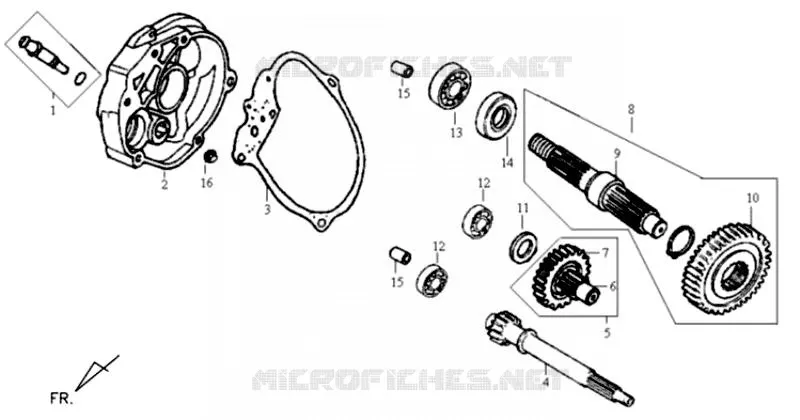 TRANSMISSION SYM scooter 50 2003 MASK 50 (BF05W2-6) (K3)  MASK 50 (BF05W2-6) (K3)
