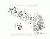 CARTER DROIT - ENSEMBLE POMPE A HUILE  50 sym-moto 2021 ORBIT III 50 (XE05W2-EU) (E5) (M1) 9