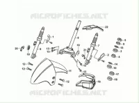 STEERING STEM - FRONT CUSHION  50 sym-moto 2021 ORBIT III 50 (XE05W2-EU) (E5) (M1) 28
