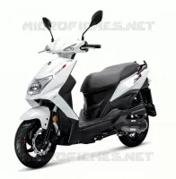 WHITE (WH-006)  50 sym-moto 2021 ORBIT III 50 (XE05W2-EU) (E5) (M1) 5