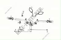 CABLE   SWITCH   HANDLE LEVER pour SYM SYMPHONY 50 (XF05W1-IT) (E5) (M1) de 2021