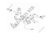 GUIDON pour SYM FIDDLE II 50 (25 KMH) (NEW ENGINE) (AF05W1-6) (K9-L2) de 2012