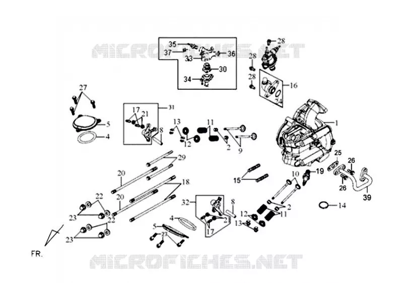 CYLINDER HEAD ASSY SYM scooter 125 2013 JOYRIDE 125 (LF12W-6)  JOYRIDE 125 (LF12W-6)