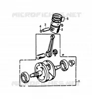 VILEBREQUIN - PISTON  125 sym-moto 2020 NH-T 125I (MG12B1-EU)(L9-M0) 12