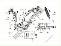 FRAME BODY   ENGINE HANGER pour SYM ORBIT III 125 (XE12W2-EU) (E5) (M1) de 2021