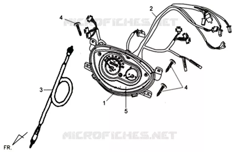PLATINES FIXATION OPTIQUE PHARE FZ6 FZ6 N FZ6N S1 de 2003 2004 2005 2006 NEUF