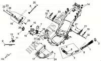 CADRE CORPS COMP. pour SYM VS 125S (HV12WD-6) (L0-L4) de 2013