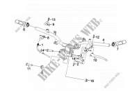 CABLE SWITCH HANDLE LEAVER pour SYM FIDDLE II 50 (45 KMH) (AF05W-F) (L1-L4) de 2013