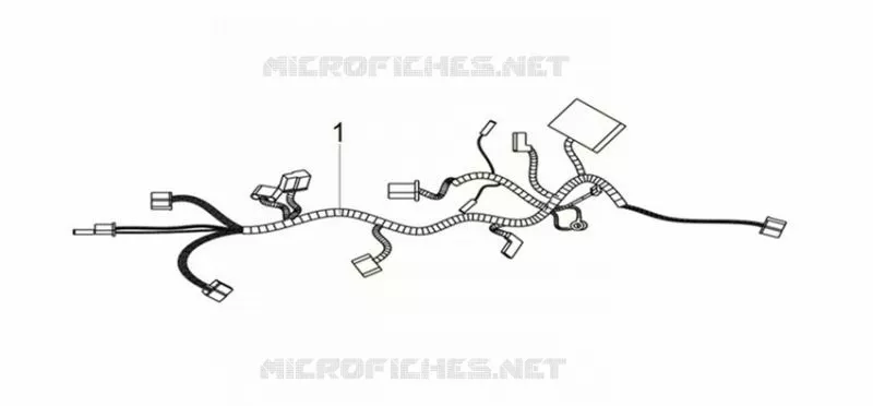 FAISCEAU DE FIL SYM scooter 250 2020 CRUISYM 250 (LV25W2-EU) (M0)  CRUISYM 250 (LV25W2-EU) (M0)