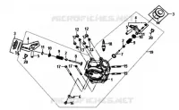 CULASSE pour SYM ALLO 50 (25 KMH) (AJ05W6-6) (L6) de 2016