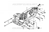 CARTER GAUCHE pour SYM GTS 250 EVO (LM25W5-6) (K9-L0) de 2010