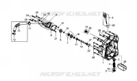 COUVERCLE DE CARTER DE MANIVELLE ARRIERE pour SYM GTS 250 EVO (LM25W5-6) (K9-L0) de 2010