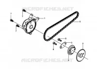 COUVERCLE LATÉRAL CULASSE pour SYM GTS 250 EVO (LM25W5-6) (K9-L0) de 2010