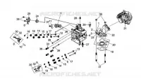 CYLINDER HEAD ASSY pour SYM GTS 250 EVO (LM25W5-6) (K9-L0) de 2010