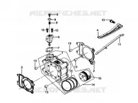 CYLINDRE pour SYM GTS 250 EVO (LM25W5-6) (K9-L0) de 2010