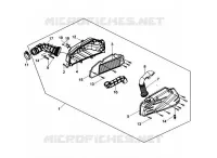 FILTRE A AIR pour SYM GTS 250 EVO (LM25W5-6) (K9-L0) de 2010
