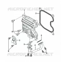 LE COUVRE CULASSE pour SYM GTS 250 EVO (LM25W5-6) (K9-L0) de 2010