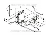 RADIATEUR pour SYM GTS 250 EVO (LM25W5-6) (K9-L0) de 2010