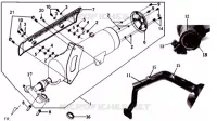 SILENCIEUX pour SYM GTS 250 EVO (LM25W5-6) (K9-L0) de 2010
