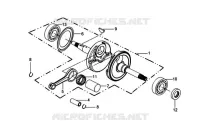 VILEBREQUIN pour SYM GTS 250 EVO (LM25W5-6) (K9-L0) de 2010