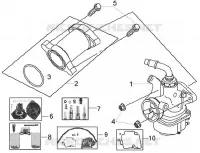 CARBURATEUR  250 sym-moto 2007 QUAD LANDER 250 (UA25A-6) (K5-K7) 17