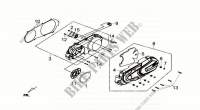 COUVERCLE DE CARTER GAUCHE pour SYM GTS 300I ABS (LN30W5-EU) (L4) de 2014