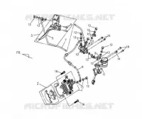 SYSTÈME DE FREIN ARRIÈRE  300 sym-moto 2011 QUAD LANDER 300S (UA30A5-F) (L0-L4) 41