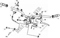 CABLE   INTERRUPTEUR   LEVIER DE POIGNEE pour SYM GTS 125I ABS-SNS  (LN12WD-EU) (E4) (L7) de 2017