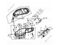SELLE   POIGNEE ARRIERE pour SYM MAXSYM 400 EFI ABS (LX40A2-6) (L2-L4) de 2012