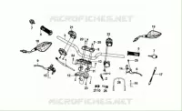 CABLE - SWITCH - HANDLE LEVER  50 sym-moto 2021 JET 14 50 (XC05W2-EU) (E5) (M1) 21