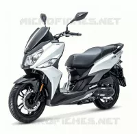 WHITE (WH-006)  50 sym-moto 2021 JET 14 50 (XC05W2-EU) (E5) (M1) 5
